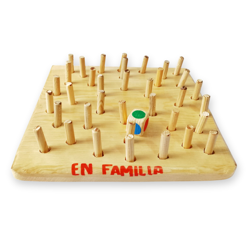 Memorama de Madera "En Familia" | Juego de Mesa para 2 a 5 jugadores